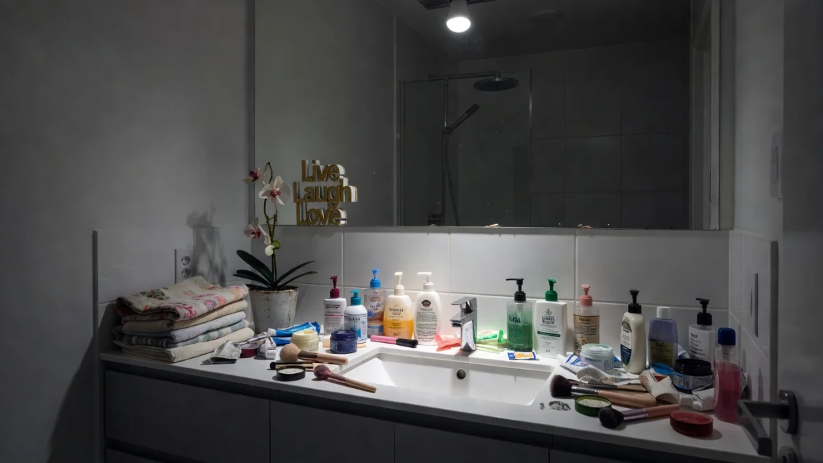 Salle de bain élégante et bien aménagée illustrant les erreurs de décoration à éviter