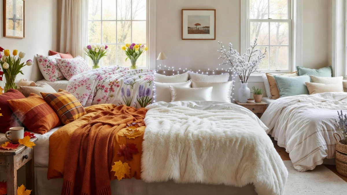 Comment changer les décors de sa chambre selon les saisons
