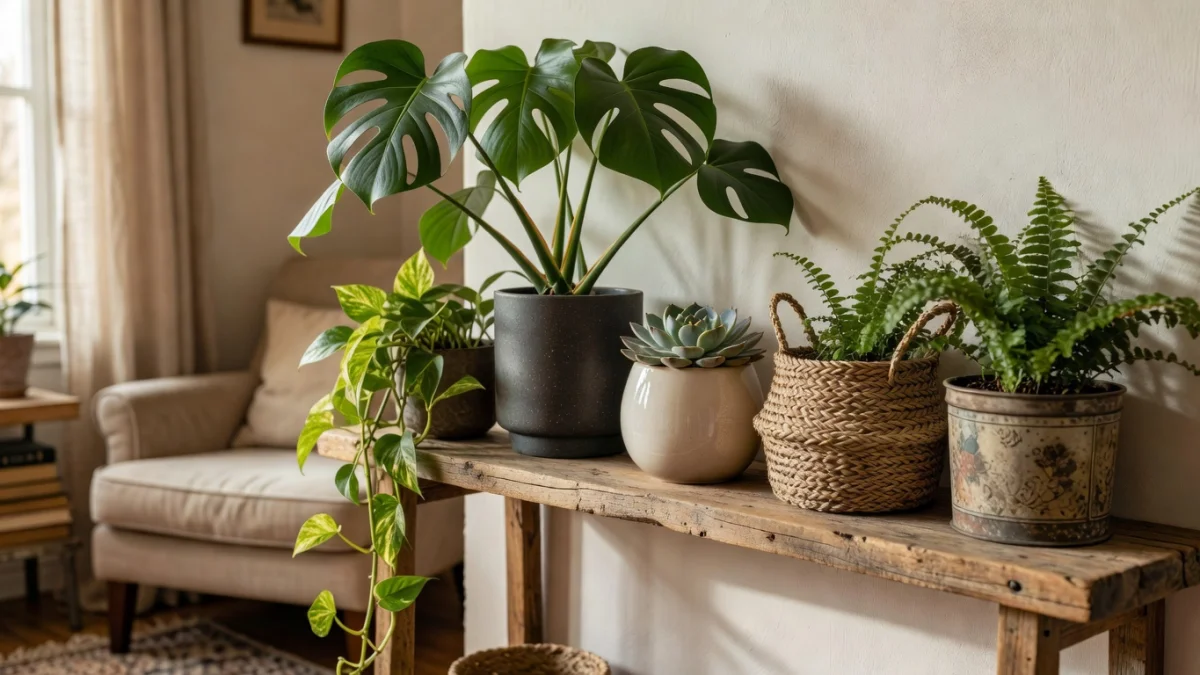 Comment choisir un cache-pot adapté à chaque type de plante intérieure ?